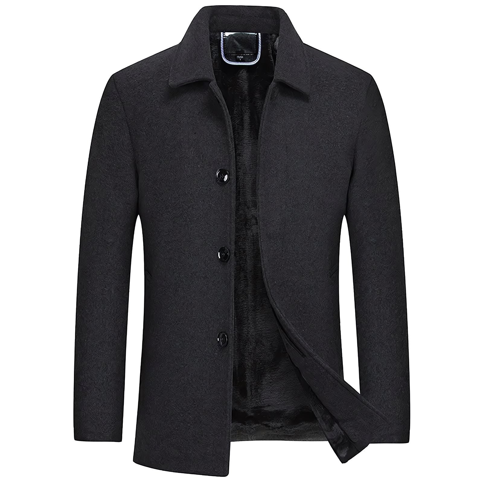 Brannik Denmark Short Wool Overcoat