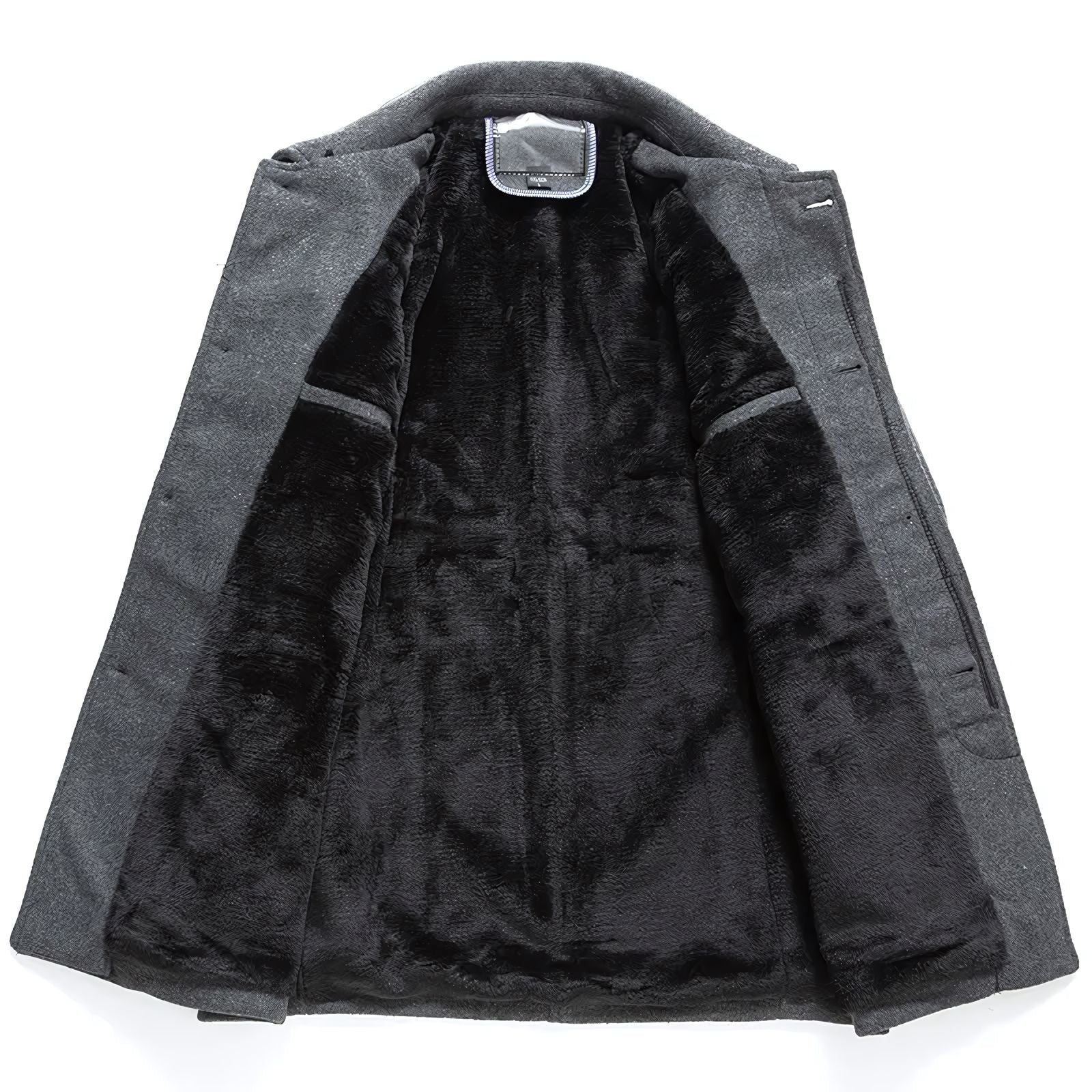 Brannik Denmark Short Wool Overcoat
