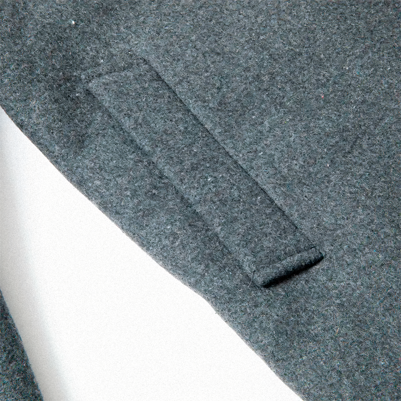 Brannik Denmark Short Wool Overcoat