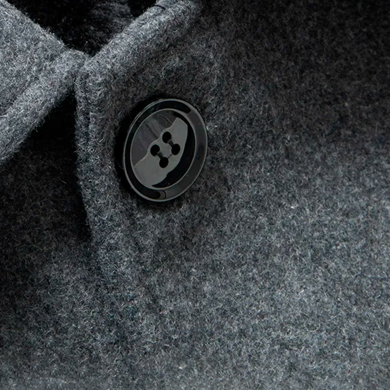 Brannik Denmark Short Wool Overcoat