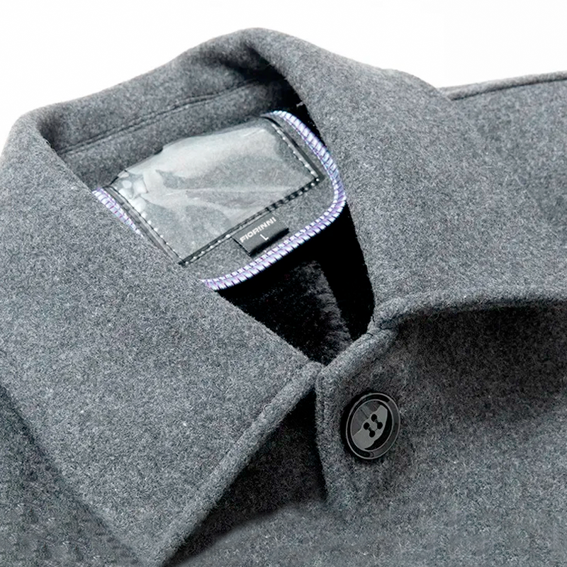 Brannik Denmark Short Wool Overcoat